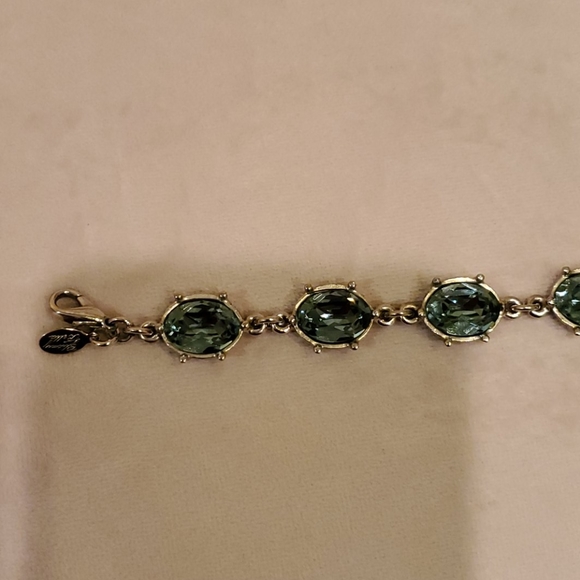 Glitzy  Bella women's Swarovski crystal bracelet. - Picture 4 of 5